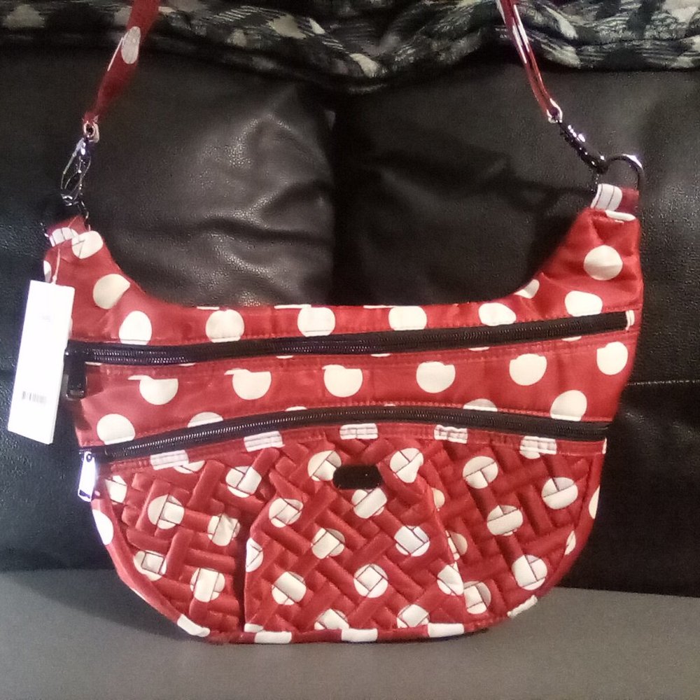 Lug Hippy 2 in Crimson Large Dot